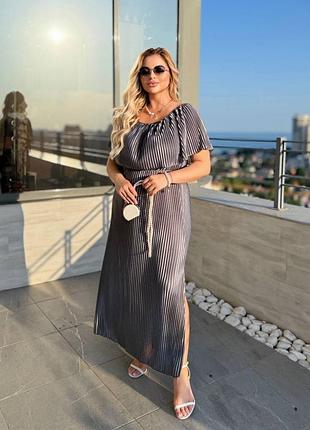 Платье плиссе 7