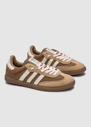 Кеди жіночі adidas samba og chalky brown gum