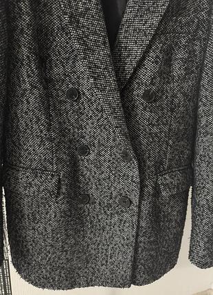 Блейзер піджак zara з вовною limited edition wool blend blazer zara4 фото