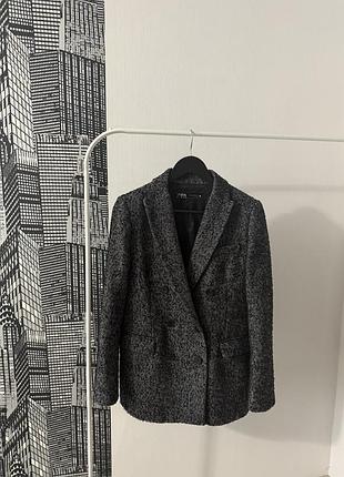 Блейзер піджак zara з вовною limited edition wool blend blazer zara5 фото