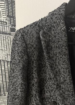 Блейзер піджак zara з вовною limited edition wool blend blazer zara8 фото