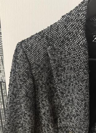 Блейзер піджак zara з вовною limited edition wool blend blazer zara7 фото