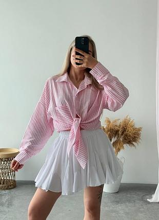 Женская льняная рубашка