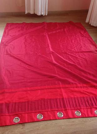 Штора на люверсах в идеальном состоянии как нова, размер 165*230