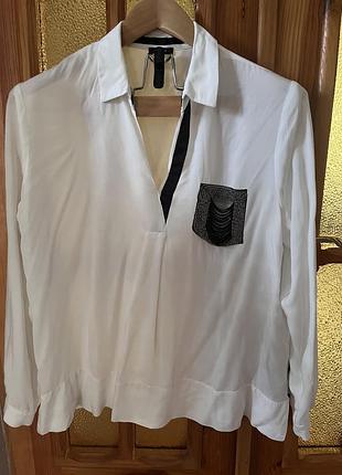 Сорочка блуза біла