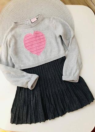 Теплое платье фирмы smile, 92 размер, состояние очень красивое