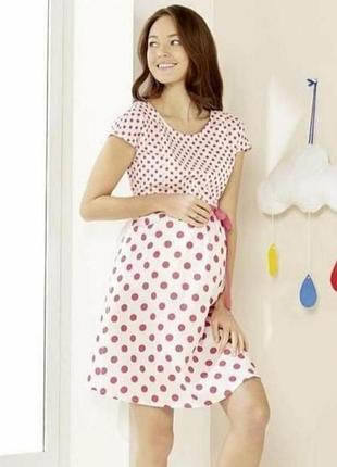Платье для беременных и кормящих с 40/42 на наш 46-48, хлопок esmara