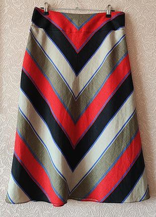 Льняная юбка-миди hobbs 🔥🔥🔥