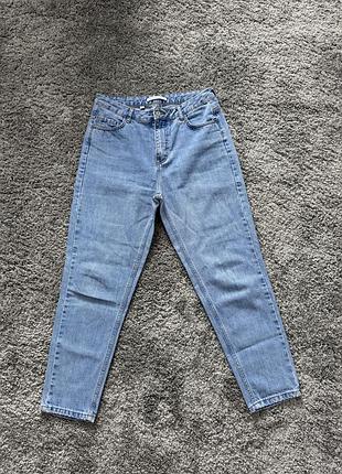 Джинси сині жіночі зара висока посадка