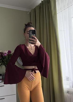 Топ кофта рукава кльош