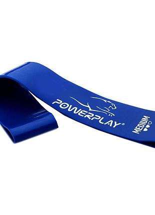 Гумка для фітнесу powerplay 4114 mini power band 1 мм. medium сіня (8-12кг)