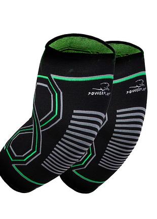 Налокітники powerplay 4098 чорні (пара) l/xl