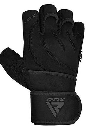 Рукавички для фітнесу rdx l4 micro plus black m