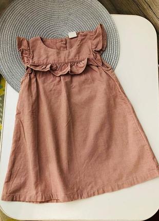 Детское платье фирмы h&amp;m, 86 размер, состояние очень красивое