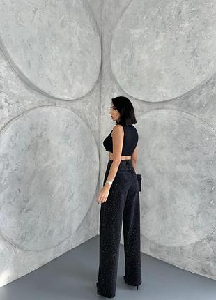 Знижка! остання пара! джинси зі стразами, блискучі палаццо, джинси з камінцями