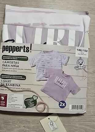 Детская футболка для девочки оверсайз 146 152, pepperts нижняя