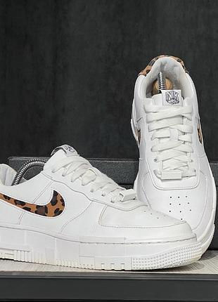 Кросівки жіночі nike af1 шкіряні стильні