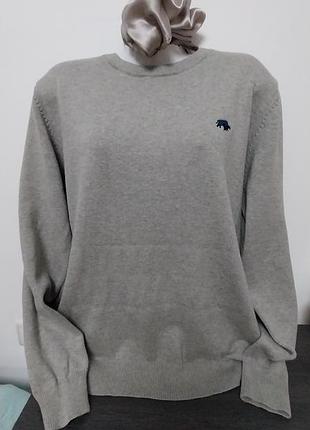 Фирменный свитер коттон кашемир натуральный унисекс