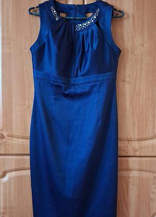 Платье атласное