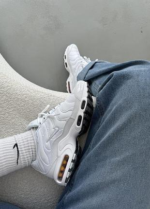 Кроссовки nike air max tn plus white/grey