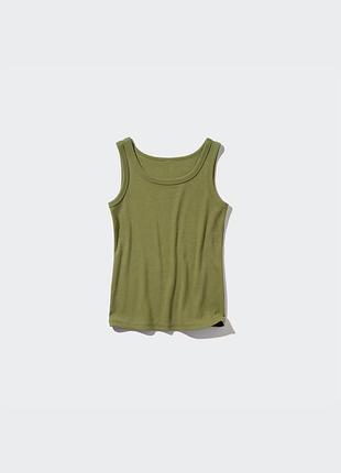 Майка uniqlo оливковое, розовое, серое, белое s6 фото