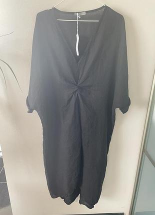 Льняна сукня- туніка