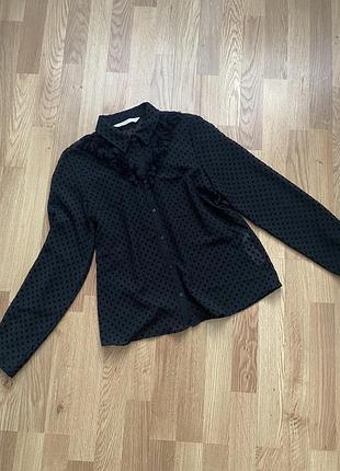 Блуза сорочка в норошок zara