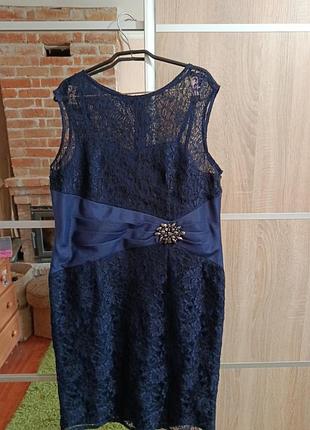 Платье-платье миди кружево