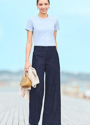 Футболка uniqlo u базова гладкий котон . японія