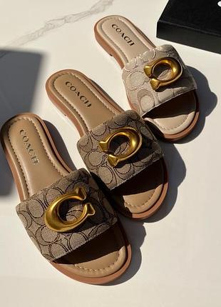 Шльопанці coach в наявності