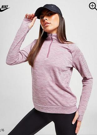 Nike running dri-fit   женская спортивная-беговая кофта/лонгслив