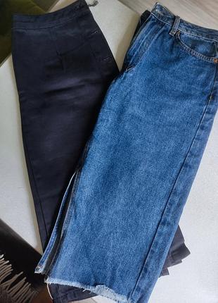 Юбка-миди джинсовая