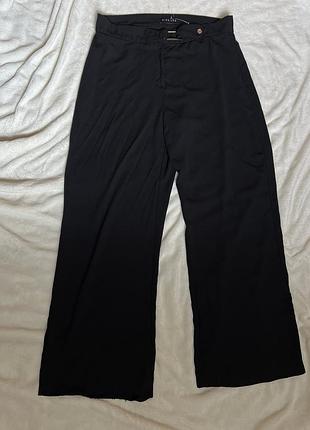 Стильні легенькі штани wide leg прямого крою
