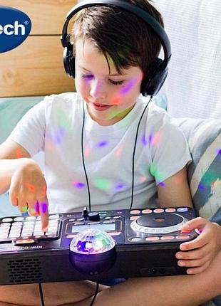 Vtech kidi dj mix (чорний), іграшковий dj-мікшер для дітей із 15 треками та 4 музичними стилями 6+