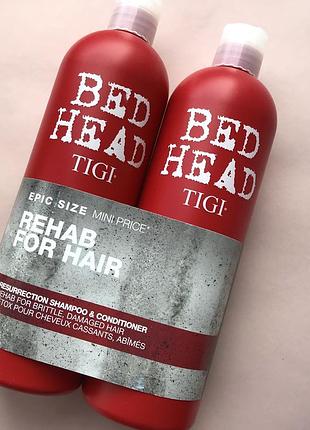 *набор для восстановления поврежденных волос tigi bed head urban antidoses resurrection tween duo*