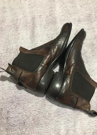 Чоловічі шкіряні черевики🤎челсі-демі унисэкс