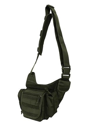 "сумка через плечо mil-tec многофункциональная оливковая: удобство и практичность"