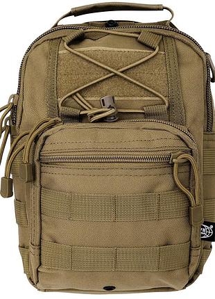 "рюкзак однолямовий mfh shoulder bag coyote tan: стиль і практичність"