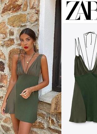 Асиметрична міні сукня zara