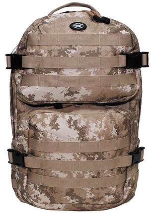 Рюкзак тактический mfh «assault ii» 40l vegetato desert