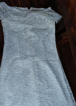 Мини платье белое