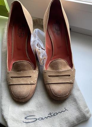 Туфлі замшеві