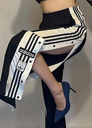 Штани adidas rash лого кльош палаццо брюки