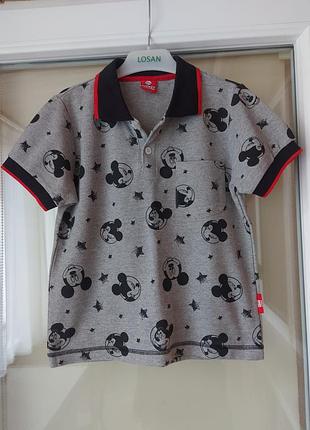 Футболка поло с микки маусом
