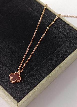 Жіноча підвіска конюшина в стилі ван кліф