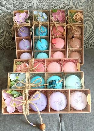 Набор мыло ручной работы макарон
