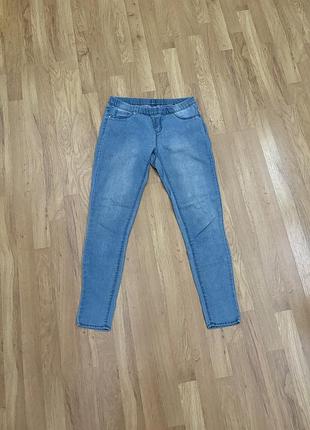 Женские джинсовые штаны s-m, жіночі джинси, джинсові штани голубі нові