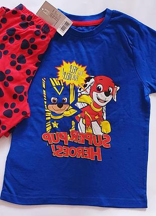 Літній комплект, піжама щенячий патруль