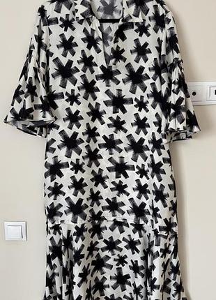 Шовкова італійська сукня odeeh, оверсайз