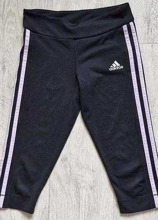 Шорты велосипедки подростковые бриджи на резинке для девочки adidas